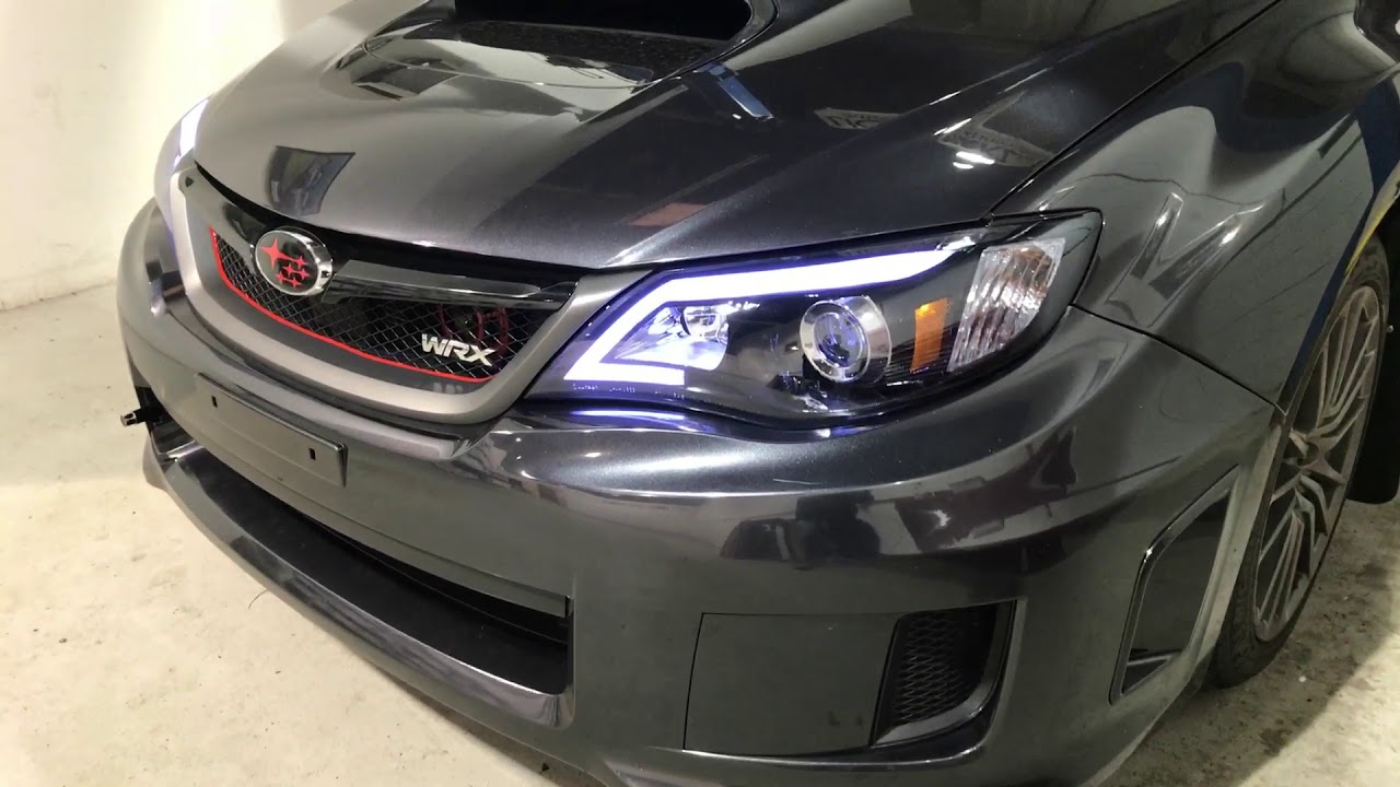 Subaru WRX Spec D headlight Conversion