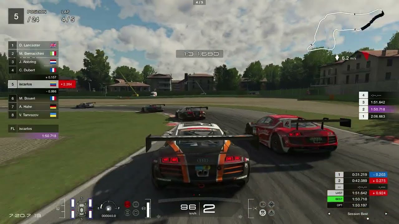 Audi R8 LMS Ultra | Imola Circuit | Assetto Corsa