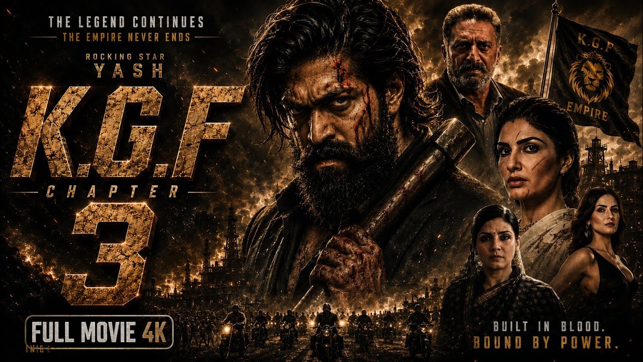 KGF Chapter 3 Full Movie 2026 | Rocking Star Yash | Prabhas | Prashanth Neel | Latest Hindi Movie