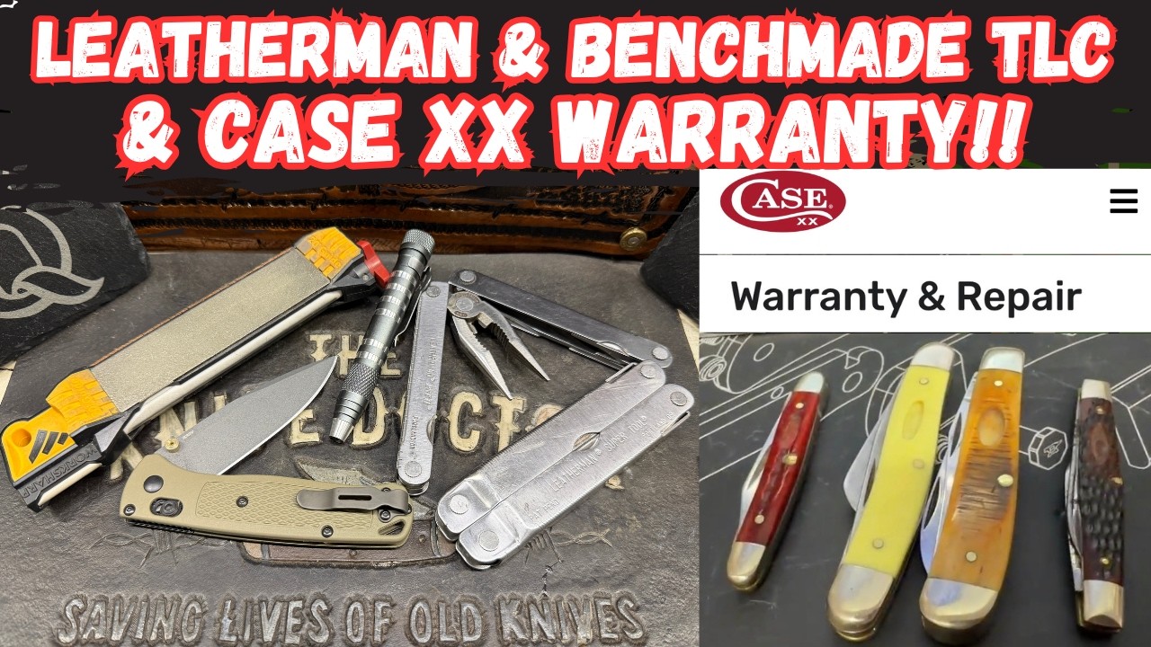 Ремонт карманных клипс Benchmade и заточка лезвий Leatherman! + Онлайн-гарантия на чехол!