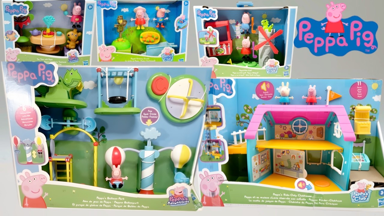Peppa Pig Toy Collection | 14 Minutes Satisfying ASMR Unboxing