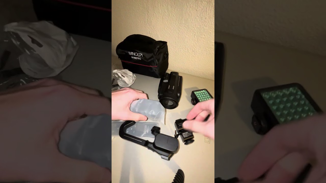 Trying out the Konica Minolta MN4KPRO 4K60FPS Ultra HD / 64 MP Autofocus Pro Camcorder Kit w/WiFi