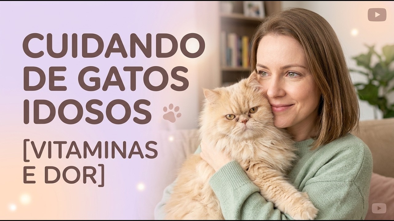 Vitaminas, remédios para GATOS IDOSOS, com DOR e FRACOS - Gatil Hauser