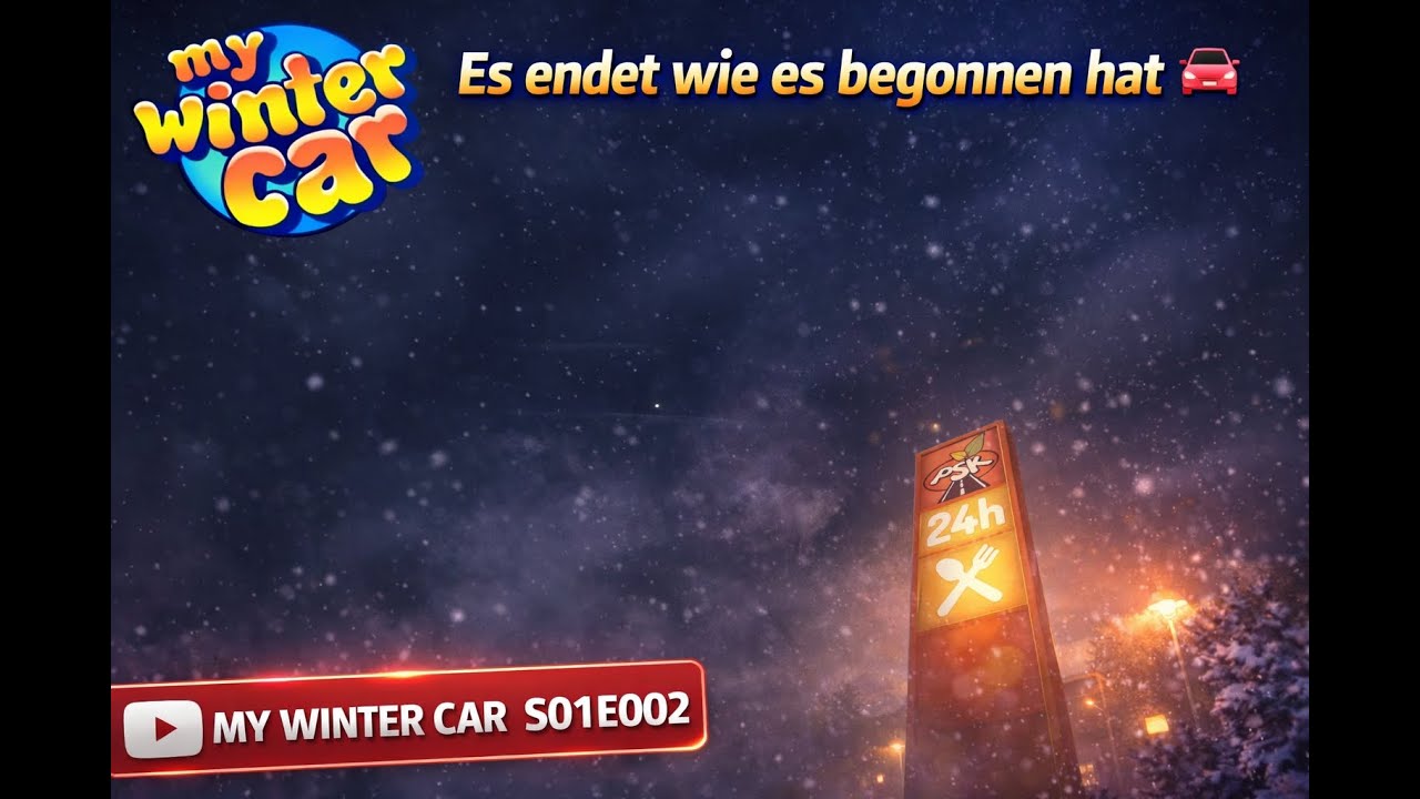 Es endet wie es begonnen hat 🚗 MY WINTER CAR S01E002 | Let´s Play Deutsch/German