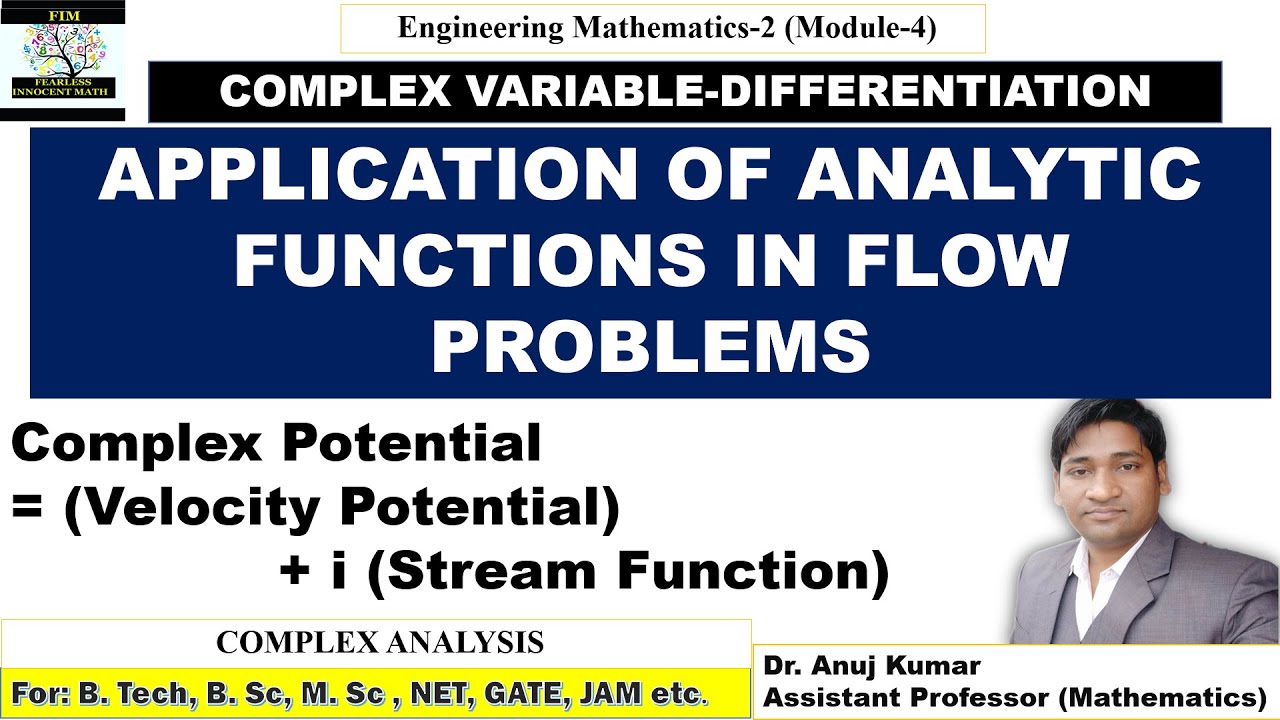 Application of Analytic Function || Complex Potential || Velocity Potential || Stream Function