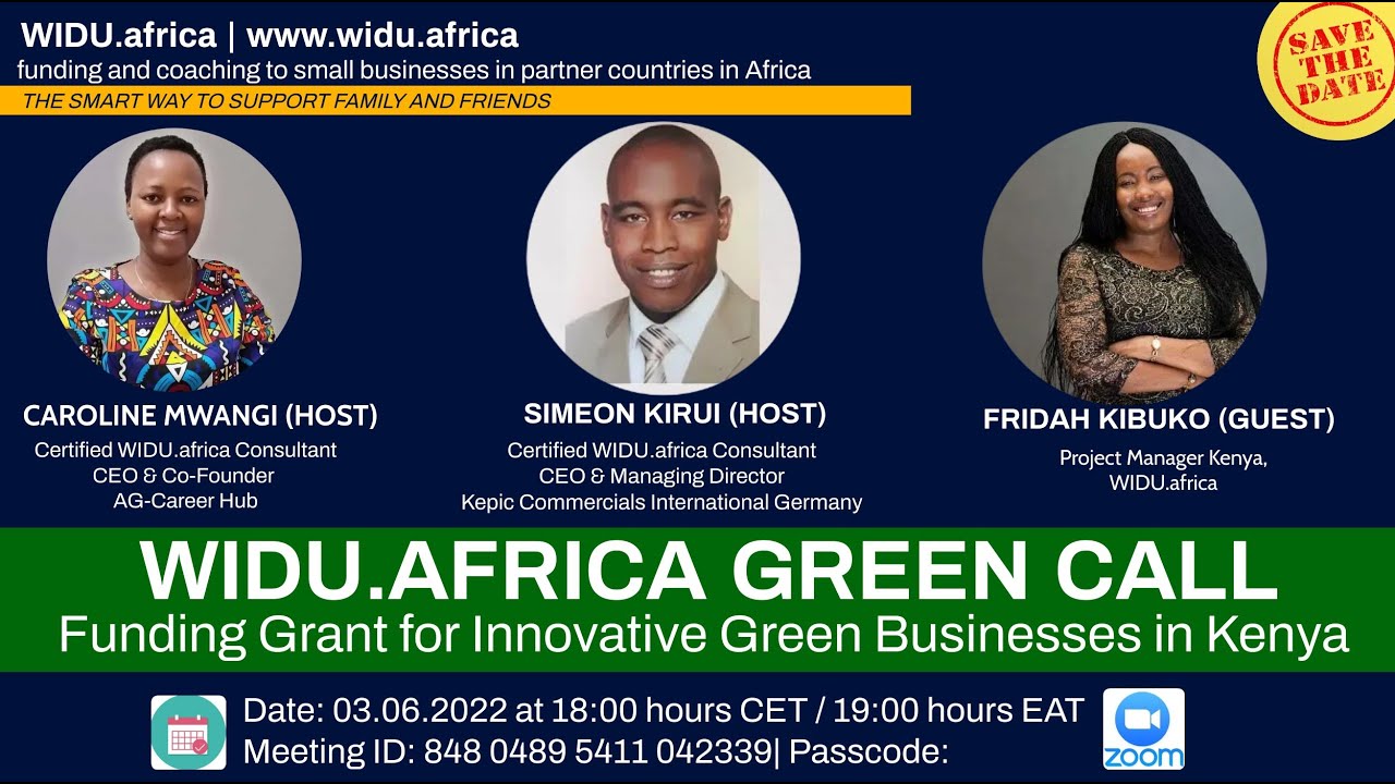WIDU.africa Green Call for Green Innovations in Kenya
