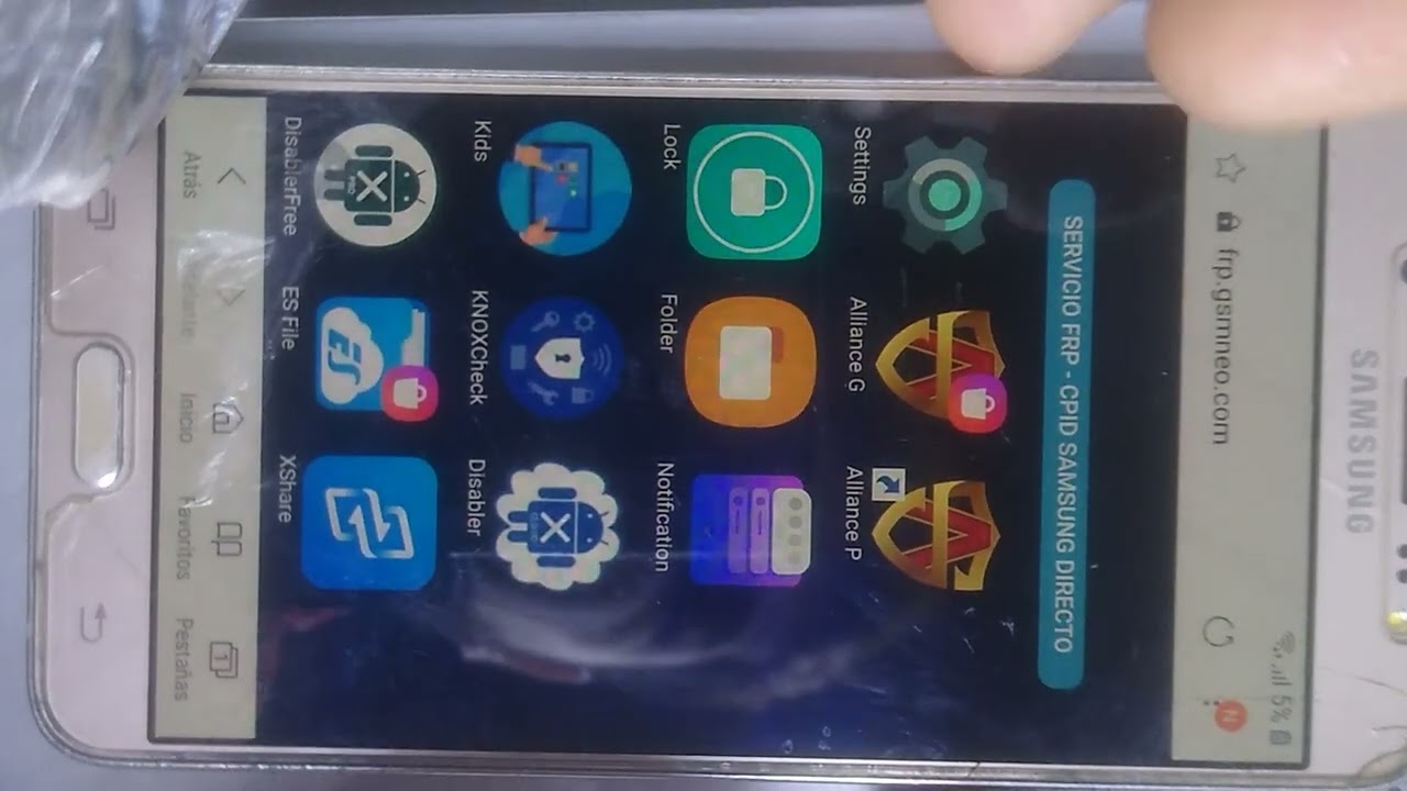 sacar cuenta Google o frp de j7 2016