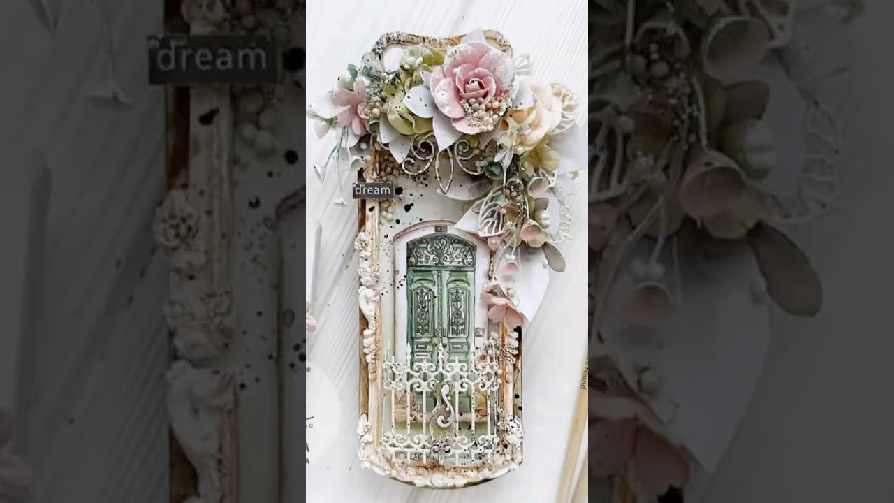 DIY Shabby Chic Mixed Media Tag | Prima &ldquo;In The Moment&rdquo; Collection | Vintage Door Art Tutorial