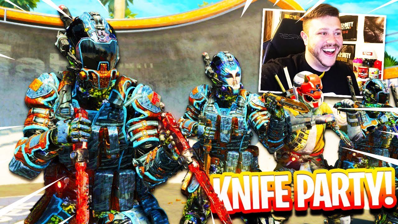 Say hello to the BLACK OPS 4 BALLISTIC KNIFE PARTY! (BO4 Ballistic Knife Gameplay)
