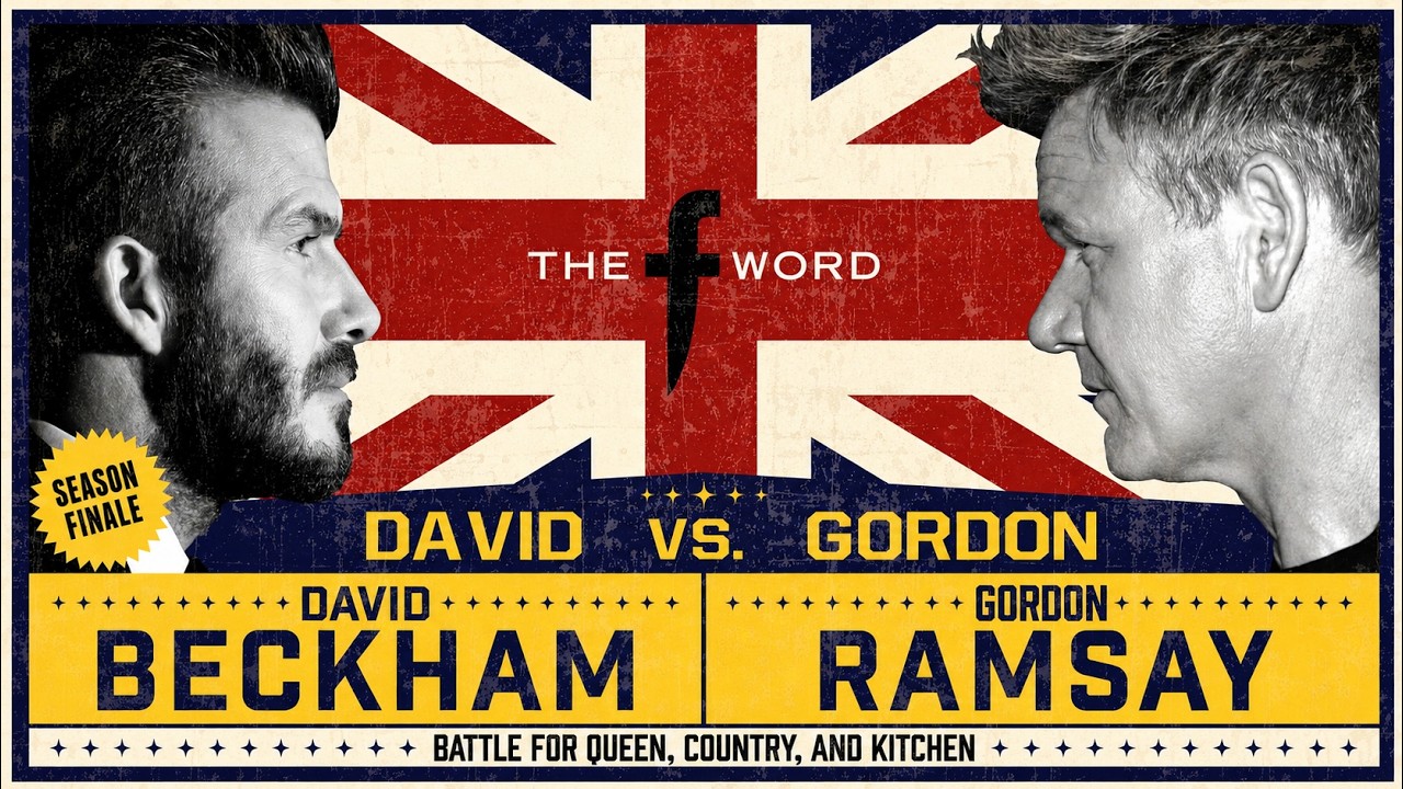 England Football Legend David Beckham Battles Gordon Ramsay! | The F Word USA
