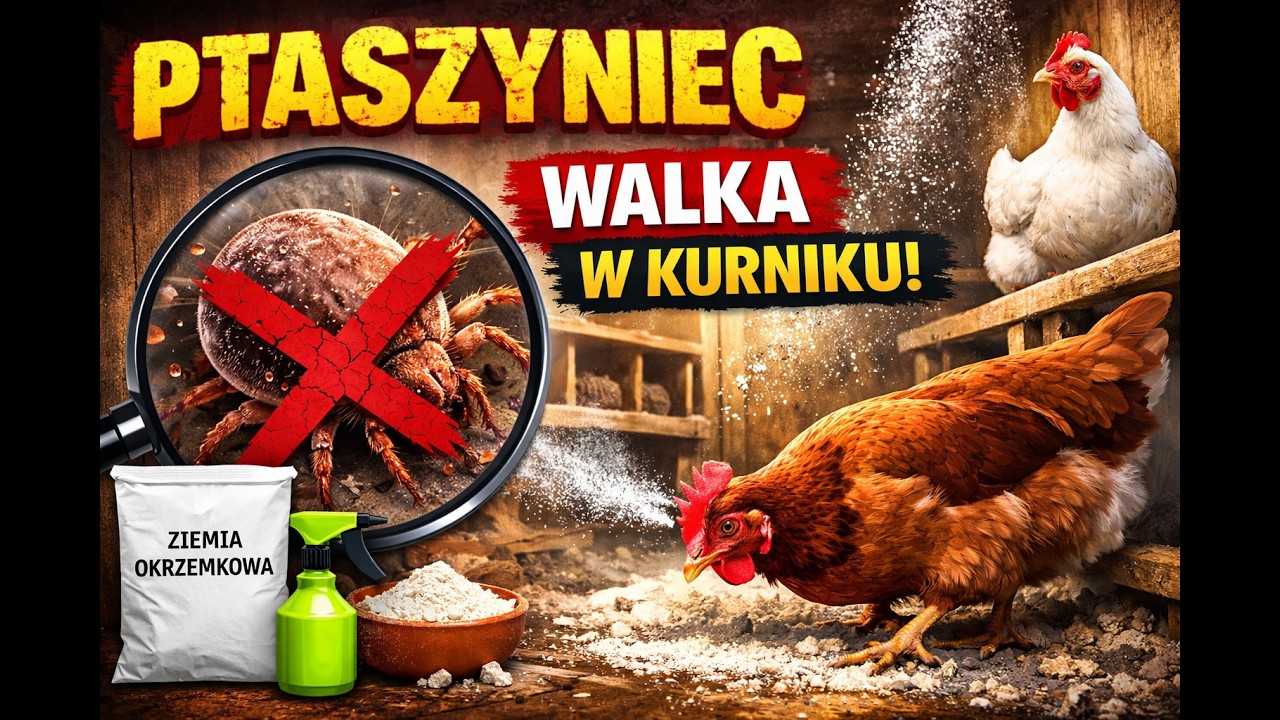 Ziemia okrzemkowa dla kur. Ptaszyniec u kur niosek,jak się go pozbyć. Skuteczne metody bez chemii.