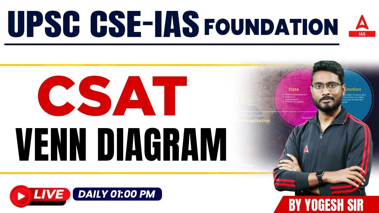 VENN DIAGRAM For UPSC CSAT 2023 | UPSC CSAT Classes By Yogesh  Sir