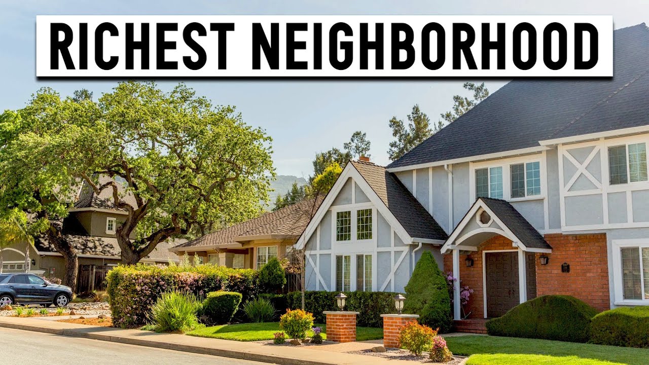 Driving Through The Richest Neighborhood in San Jose | Almaden Valley