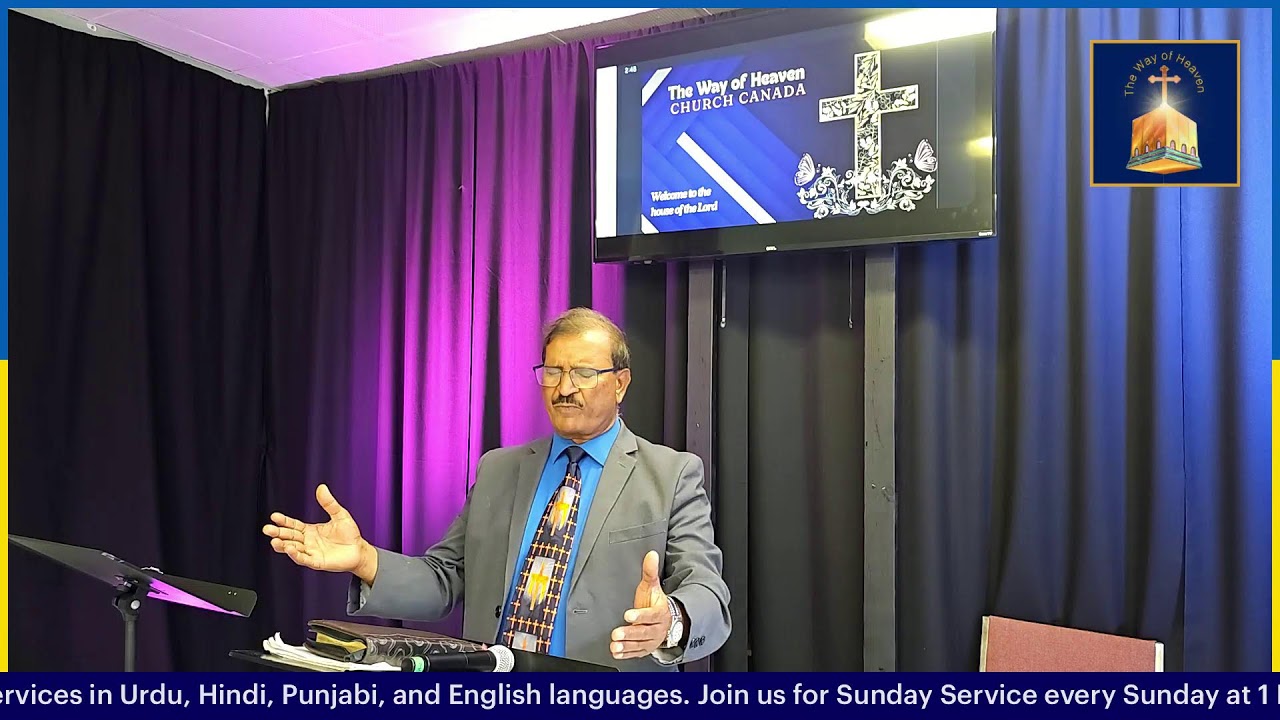Sunday ChurchService | Urdu Hindi Church | Canada