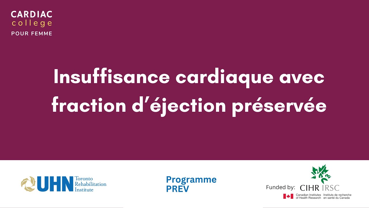 Insuffisance cardiaque avec fraction d’éjection préservée