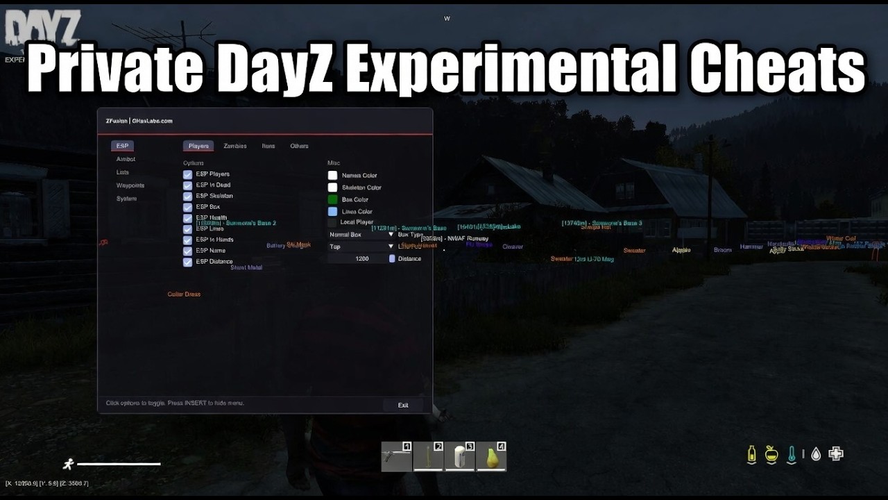 Private DayZ Experimental Cheats