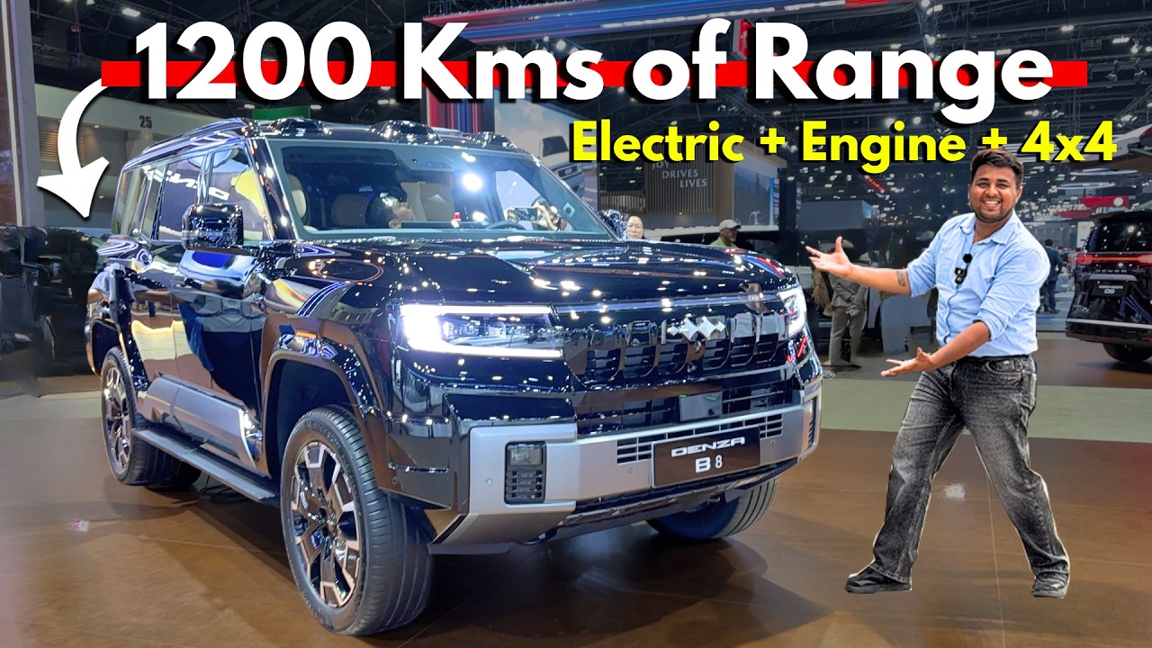 This 3.5 Ton SUV offers 1200 Kms of Range 🔥 G Wagon se bhi LAMBI | Fortuner ke Price me | DENZA B8