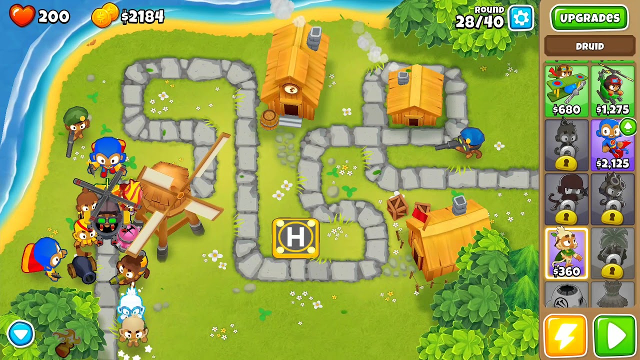 Bloons TD 6 - Town Center Easy