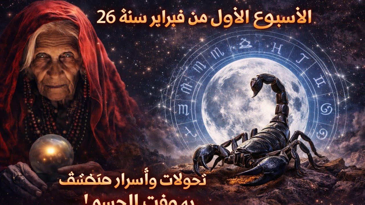 برج العقرب ♏ قراءه توقعات عامه اسبوعيه برج العقرب ♏ شهر فبراير الخميس ١/٢٩الي٢/٥