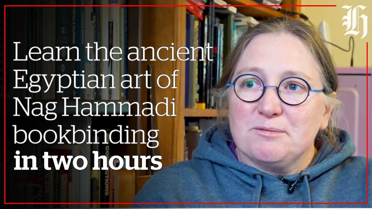 The ancient art of Nag Hammadi bookbinding in just 2 hours | Local Focus