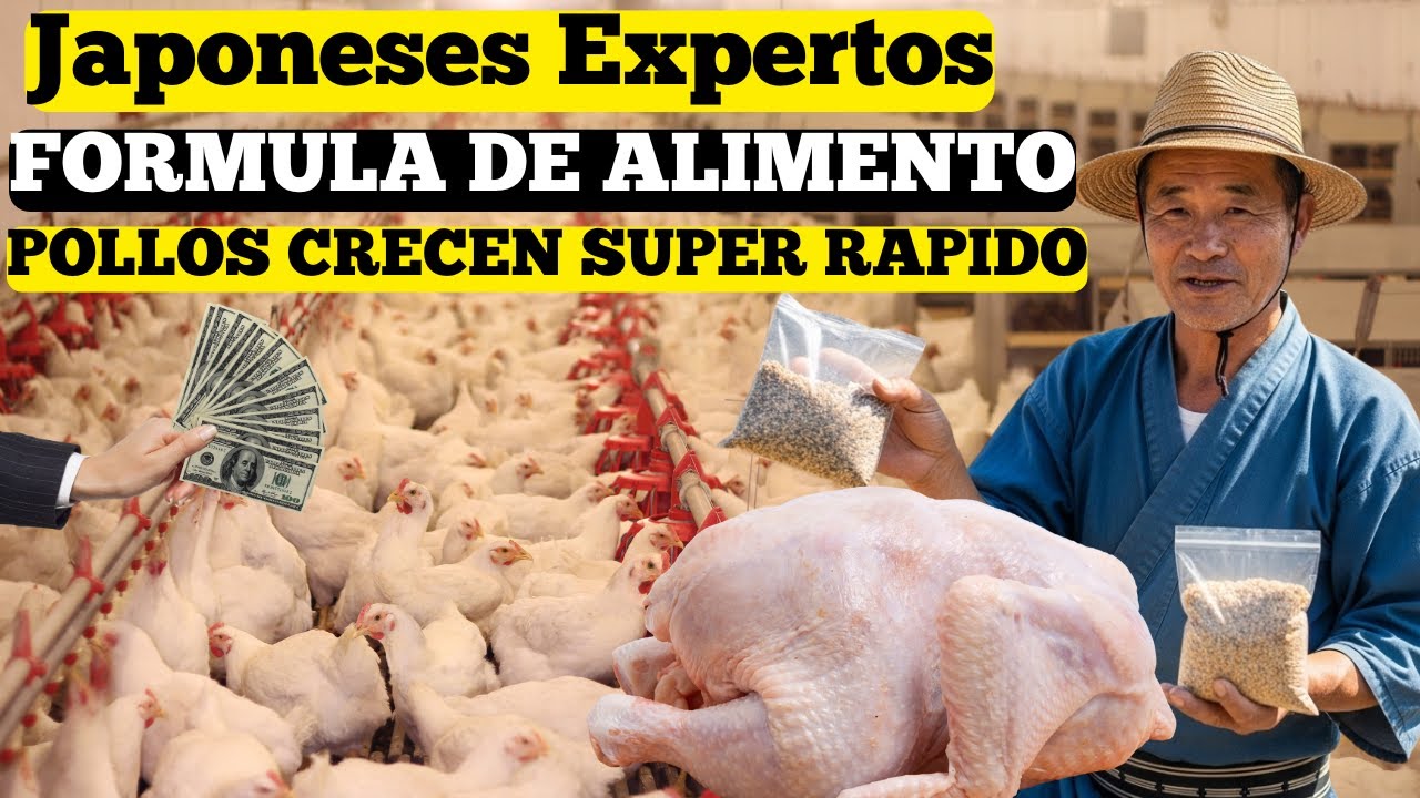 Descubre la F&oacute;rmula de Alimento Que Usan los japoneses Expertos Para Pollos de Engorde
