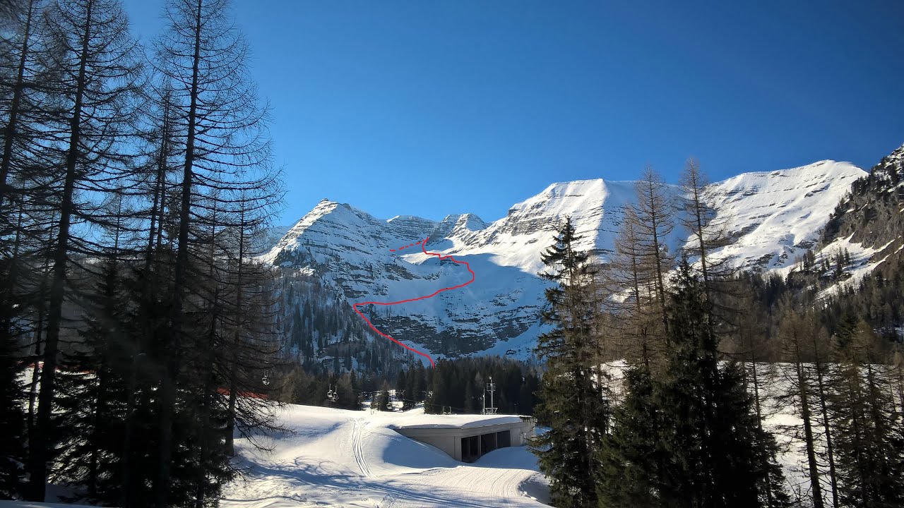 Skitour Rossarsch (2205m); Brunsteiner Kar [Warscheneck Stock]