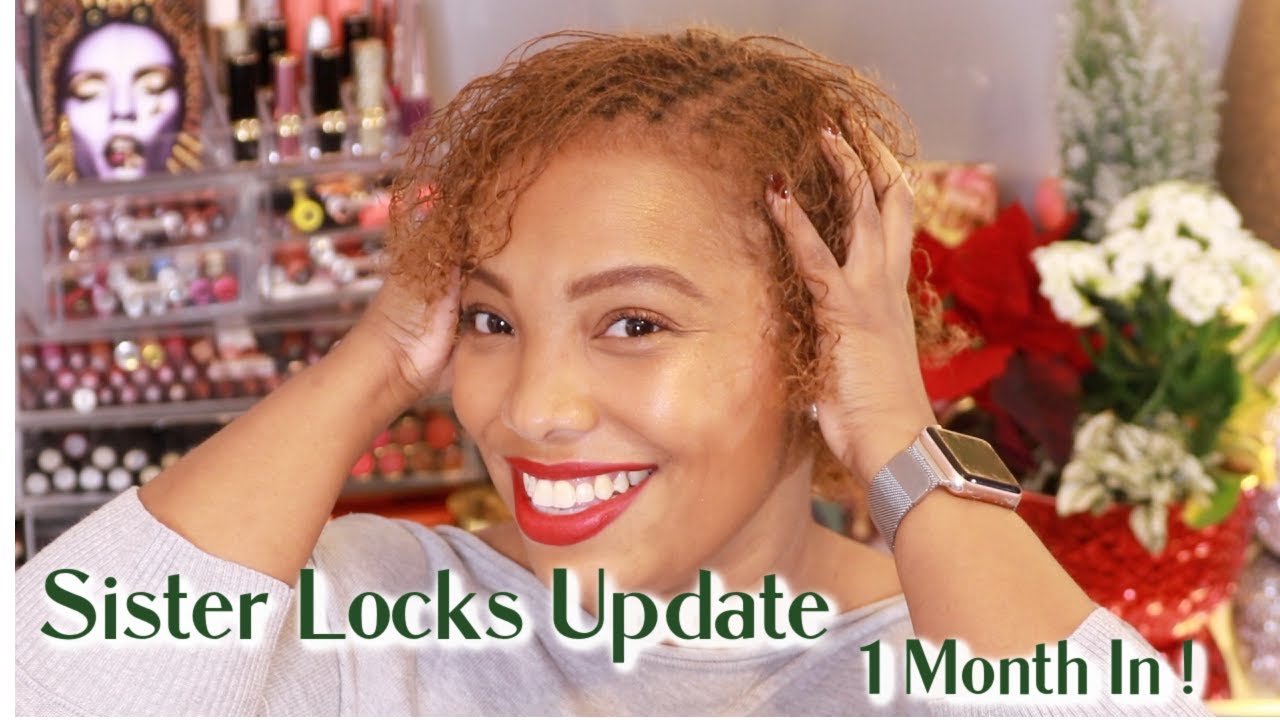 My Sister Lock Journey! | 1 month In! | Soft, Fine and Thin Hair