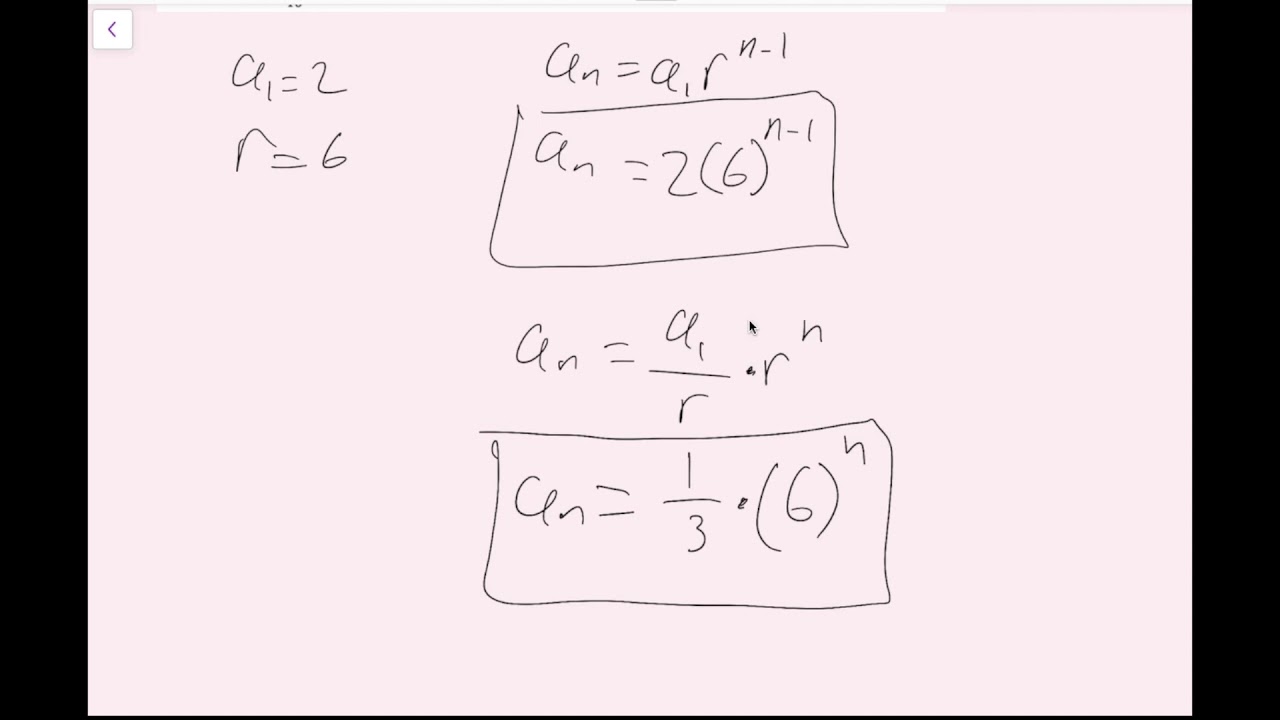 Geometric Sequences (6.6 Big Ideas Math - Algebra 1)