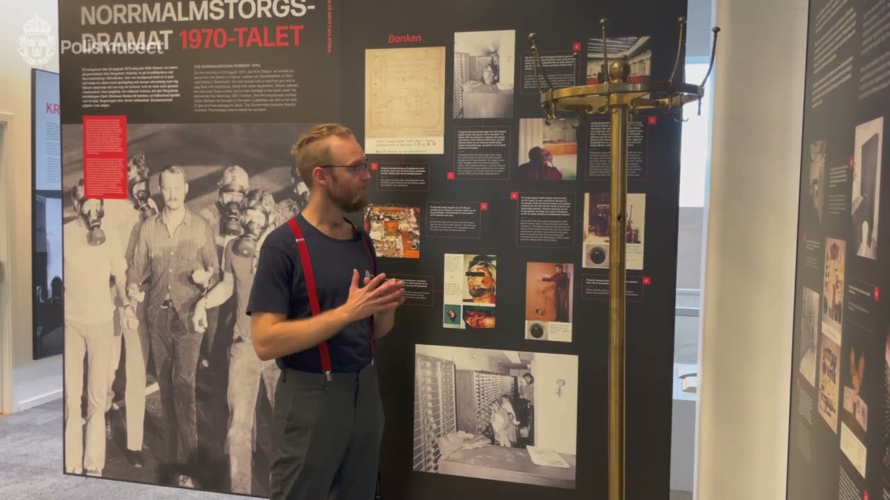 Norrmalmstorgsdramat - utställning på Polismuseet