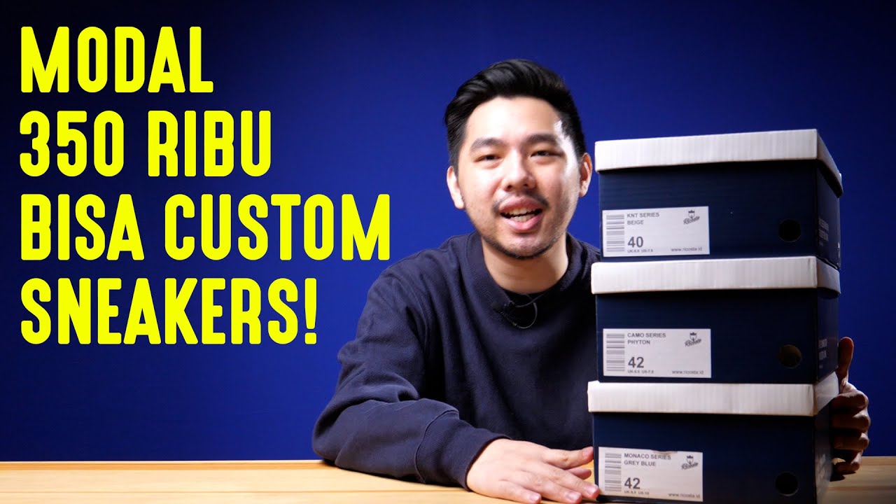 CUMA 350 RIBU BISA CUSTOM SNEAKERS LO SENDIRI! | Ricosta Review