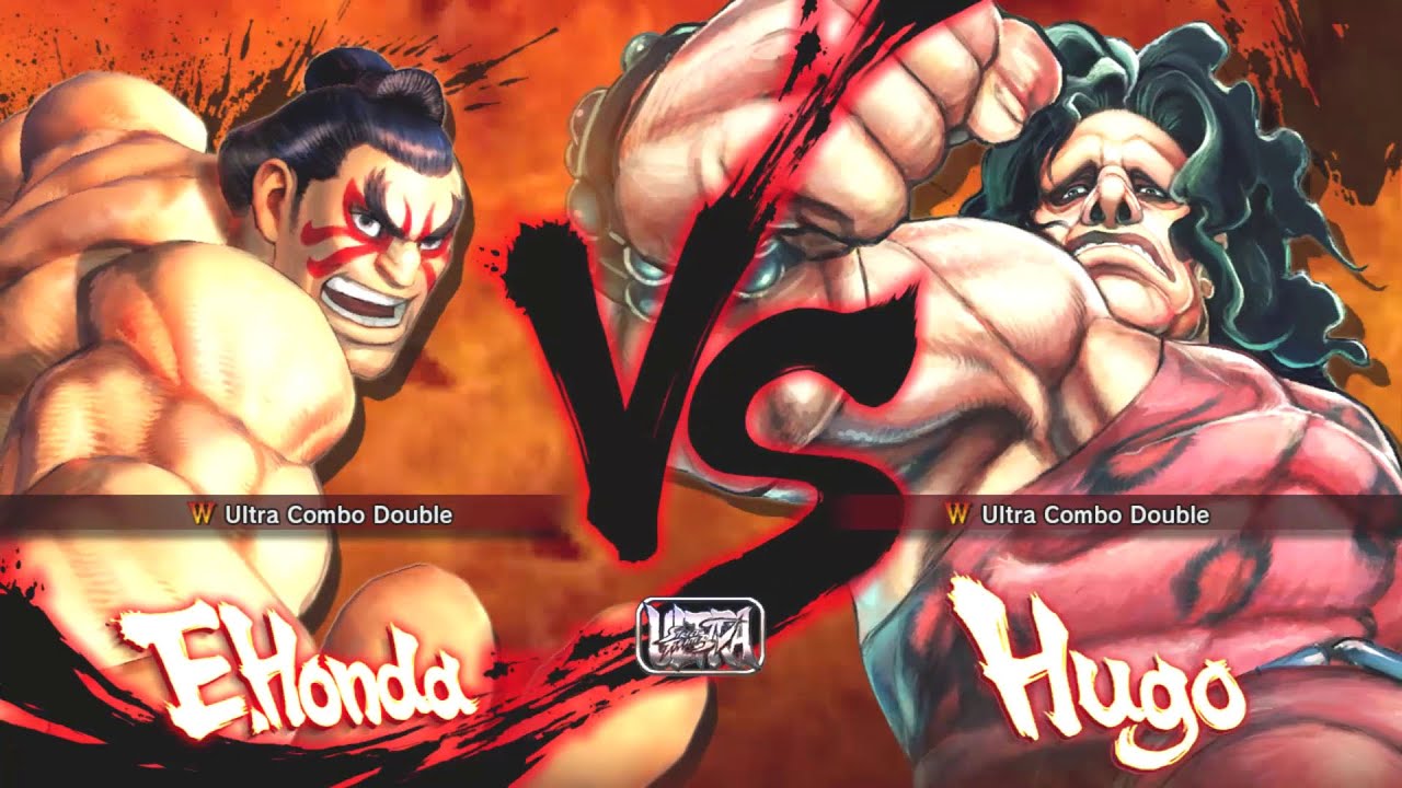 Ultra Street Fighter 4 - E. Honda против Hugo [Самый сложный]