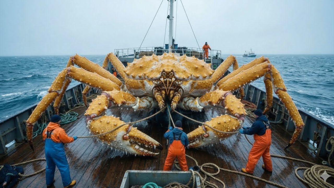 How Fishermen Make $400,000 in 8 Days Giant Snow Crab Fishing | Deep Sea Creatures