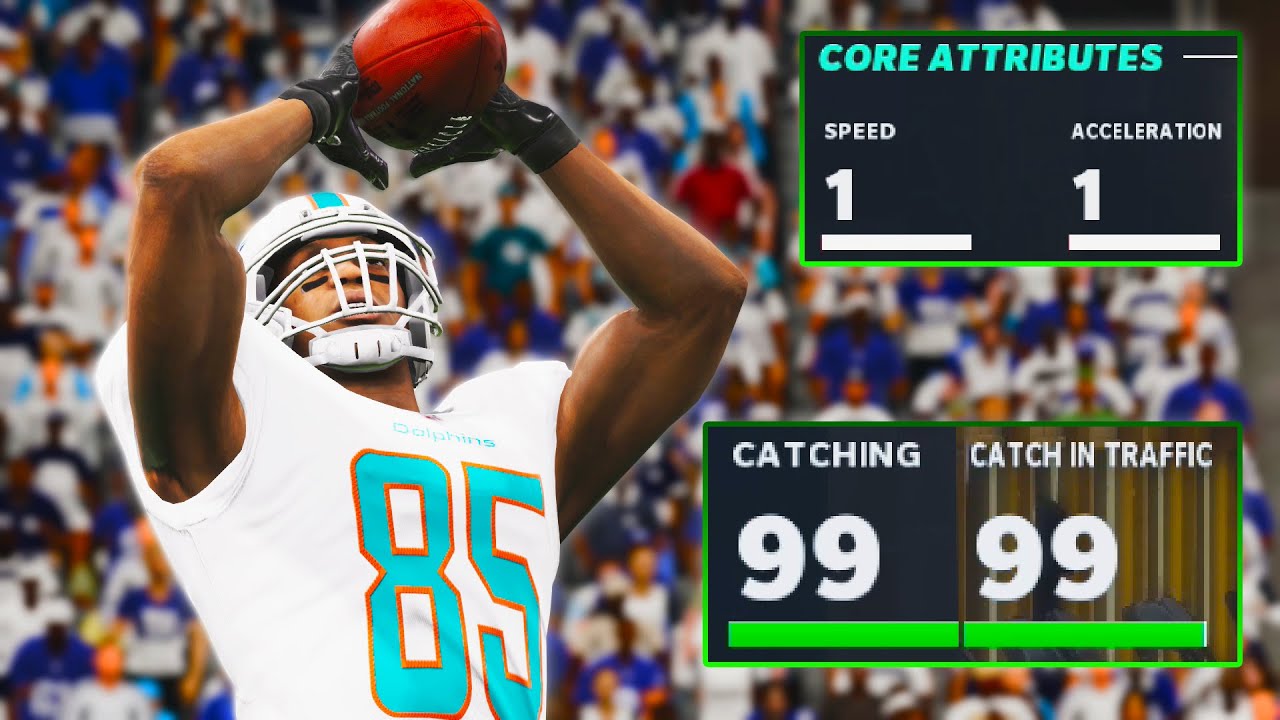 99 Catching and 0 Speed WR Experiment! l Madden 21 Experiment