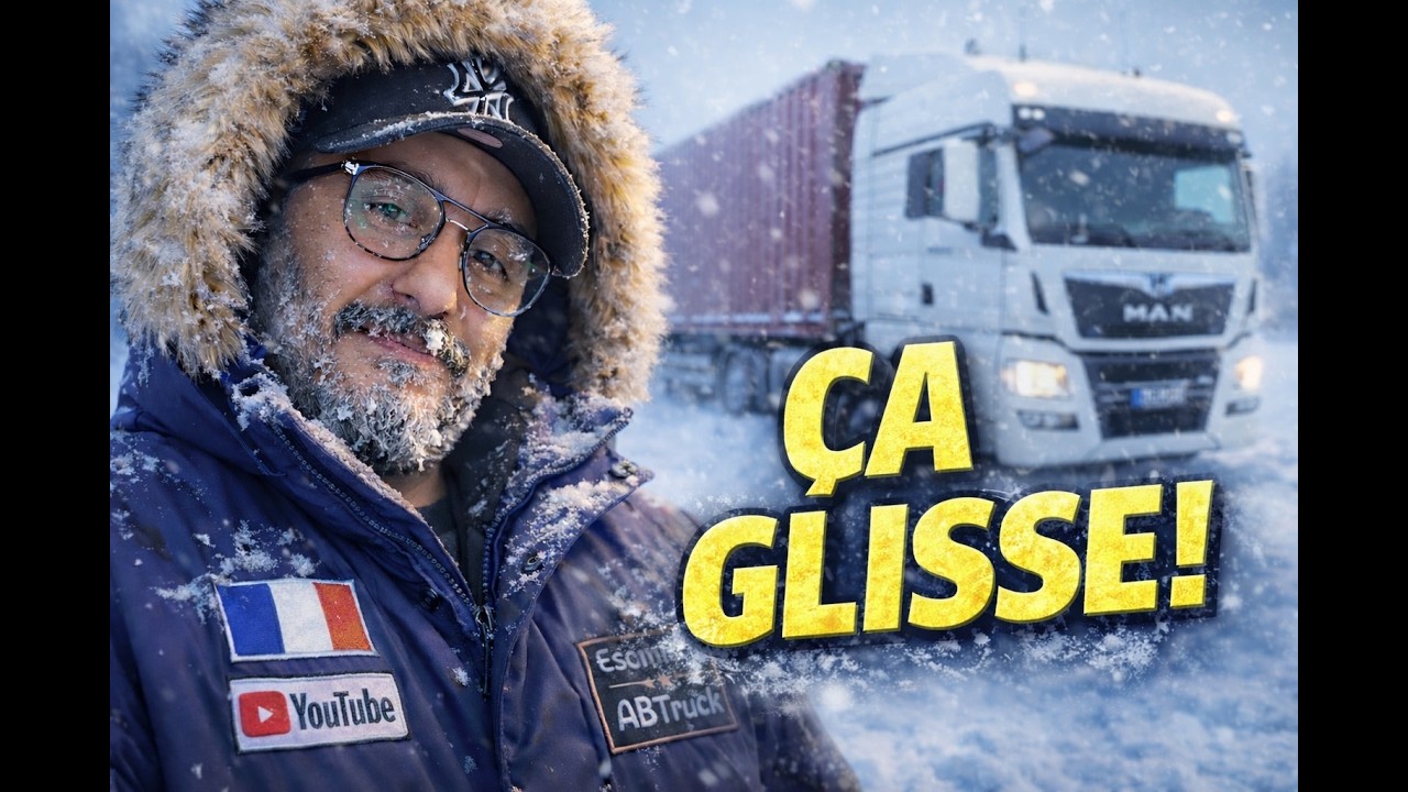 CAMION DANS LA NEIGE... J'AI CRU QUE C'ÉTAIT FINI ❄️🚛