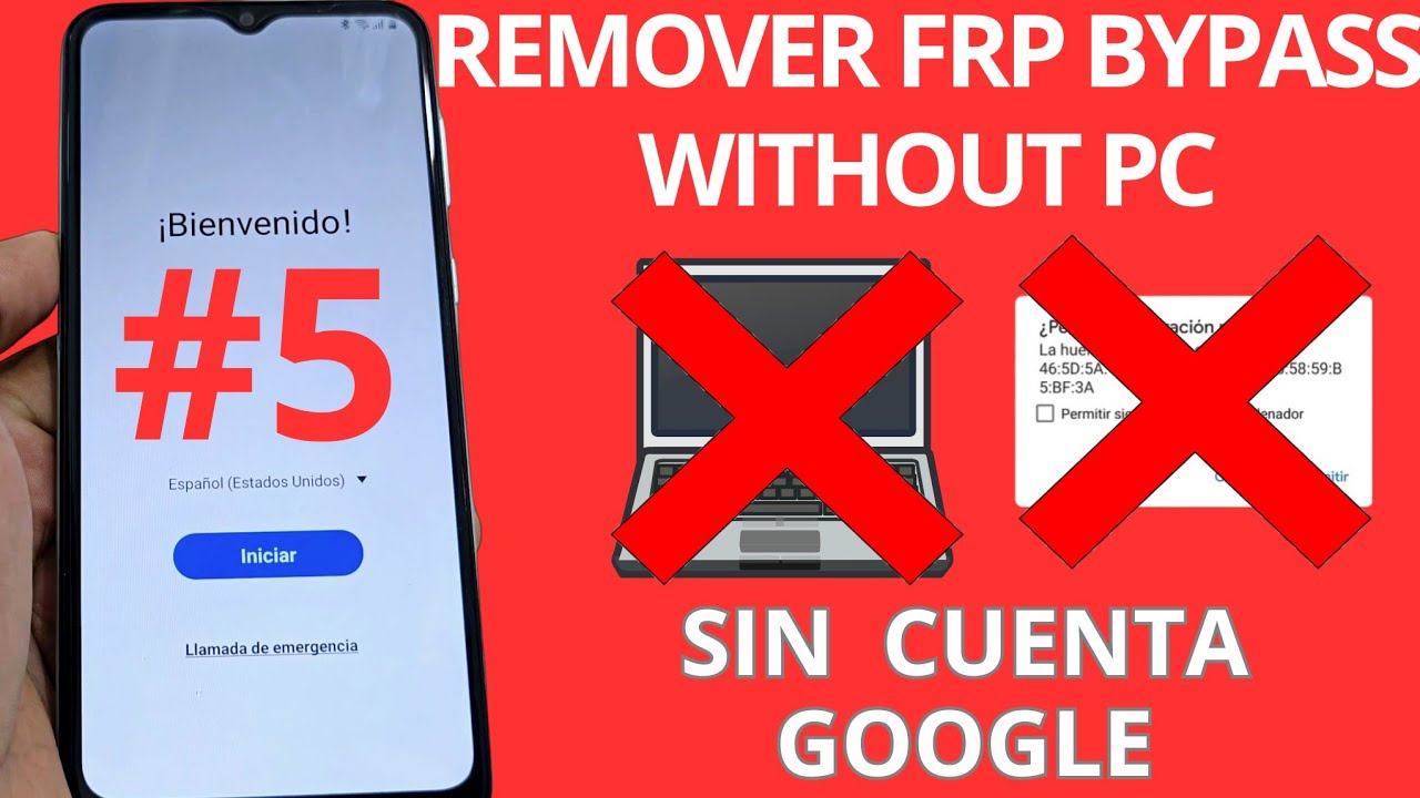 SIN PC - Eliminar cuenta Google samsung a03 core