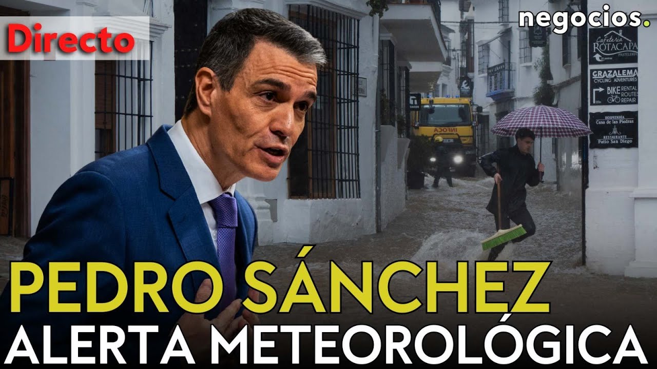 DIRECTO | PEDRO SÁNCHEZ SE DESPLAZA DE URGENCIA A GRAZALEMA ANTE LA ALERTA METEOROLÓGICA