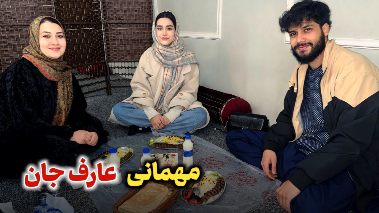 مهمانی عارف جان در مشهور ترین رستورانت🥳خوردن غذای مزه دار در افطاری😍