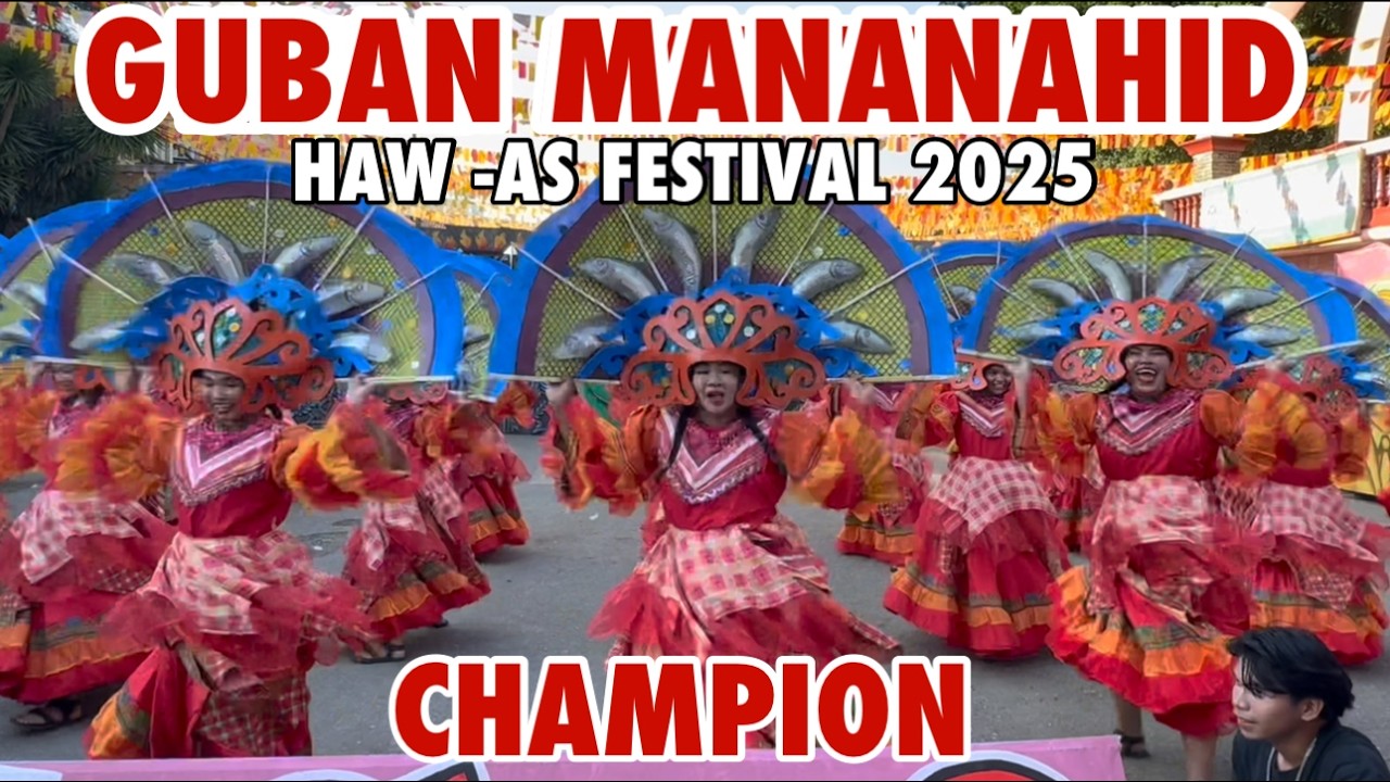 CHAMPION ‼️GUBAN MANANAHID DUMANGAS HAW -AS FESTIVAL 2025 #hawasfestival2025