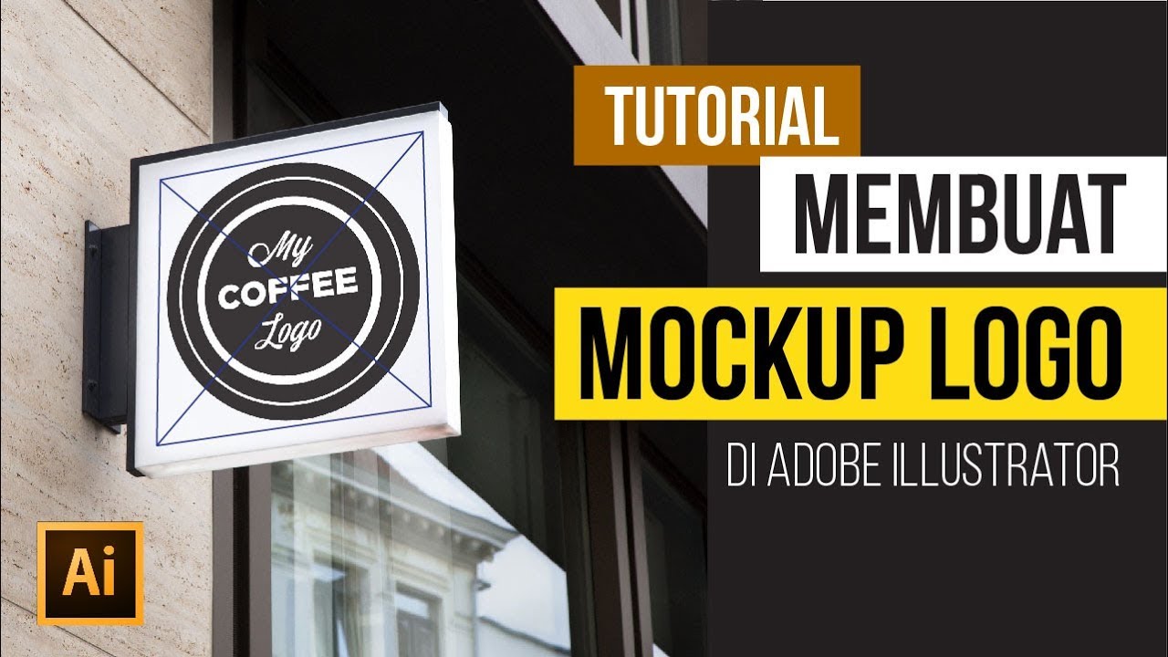 Cara Membuat Mockup Logo Neon Box di Adobe Illustrator