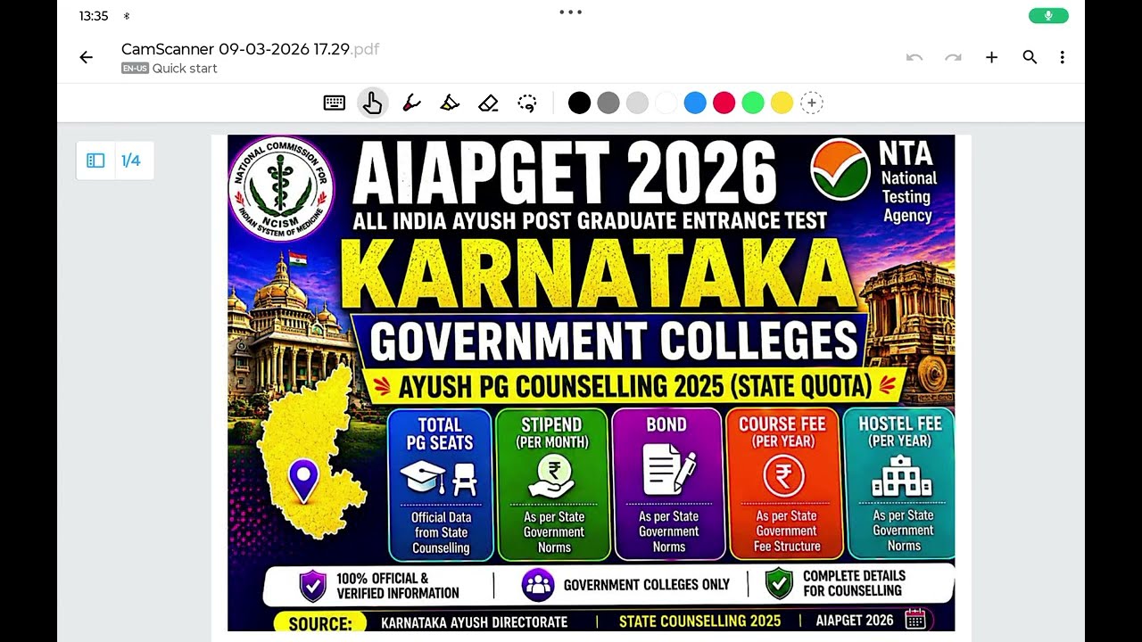 AIAPGET 2026 | karnataka Govt Ayurvedic College  | PG Seats, Fees & Stipend