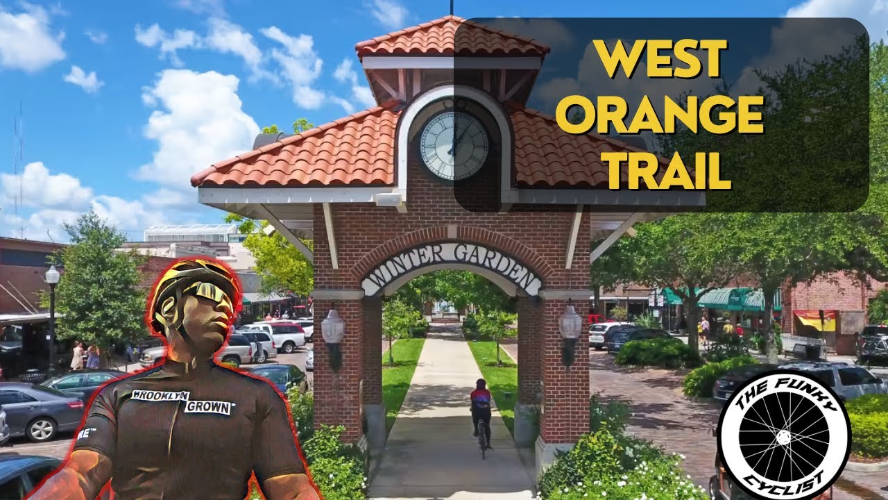 Cycling the West Orange Trail - Florida - Winter Garden - Oakland - Orlando