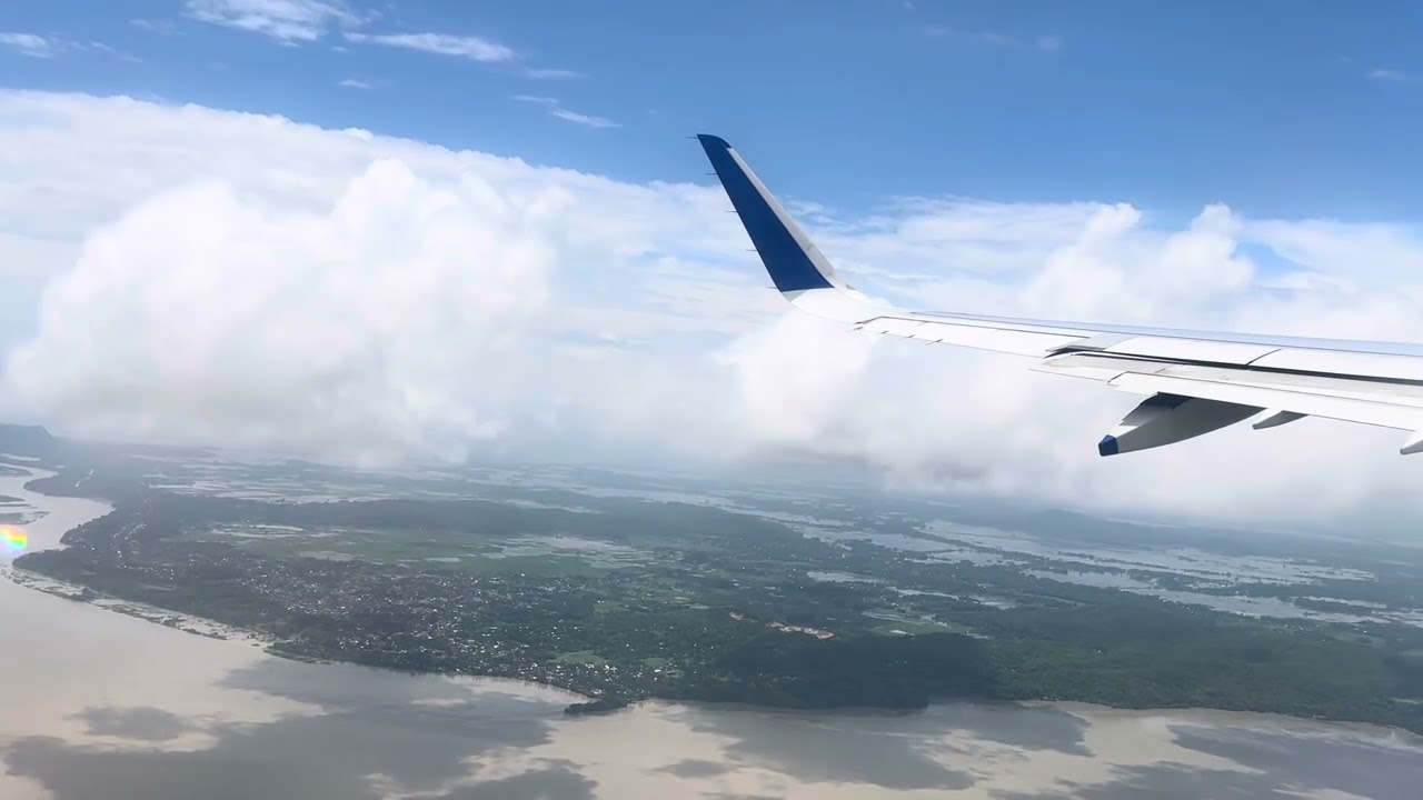 Take off from Guwahati Airport