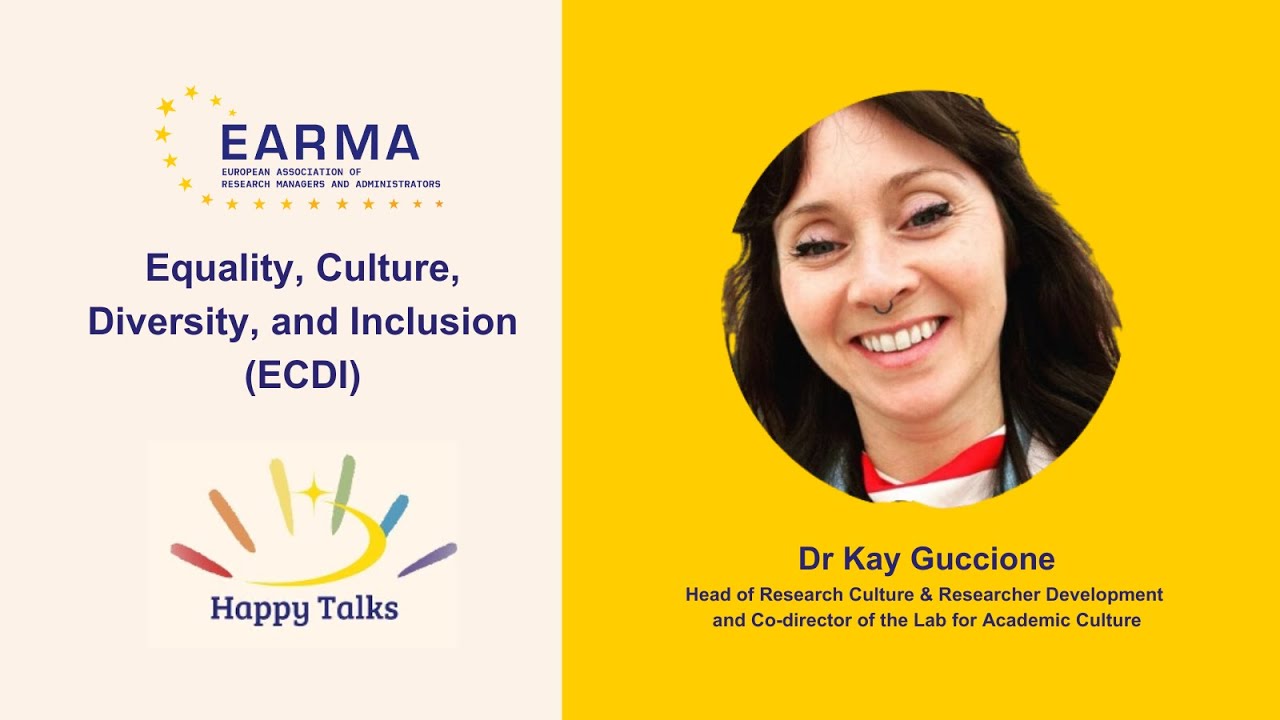 EARMA Happy Talk with Kay Guccione on Unlocking Positive Change in Research Culture