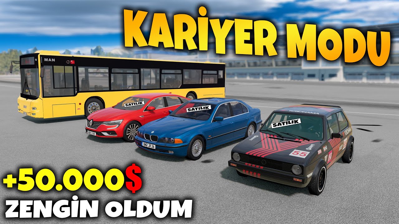 SONUNDA ZENGİN OLDUM !!!  KARİYER MODU // BeamNG.drive // 2S11B