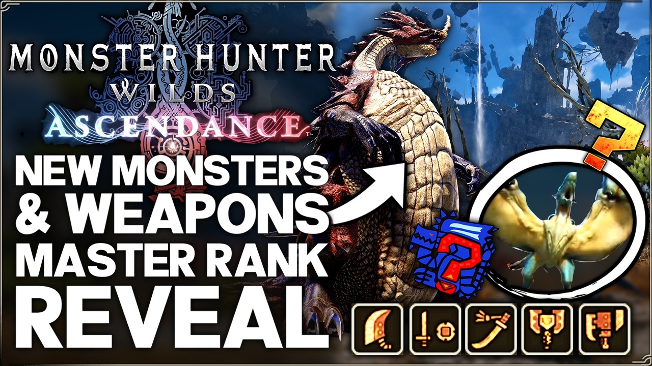 Monster Hunter Wilds Ascendance &mdash; ОБЪЯВЛЕНИЕ РАНГА МАСТЕР &mdash; Новые монстры, Древние Драконы, оружи...
