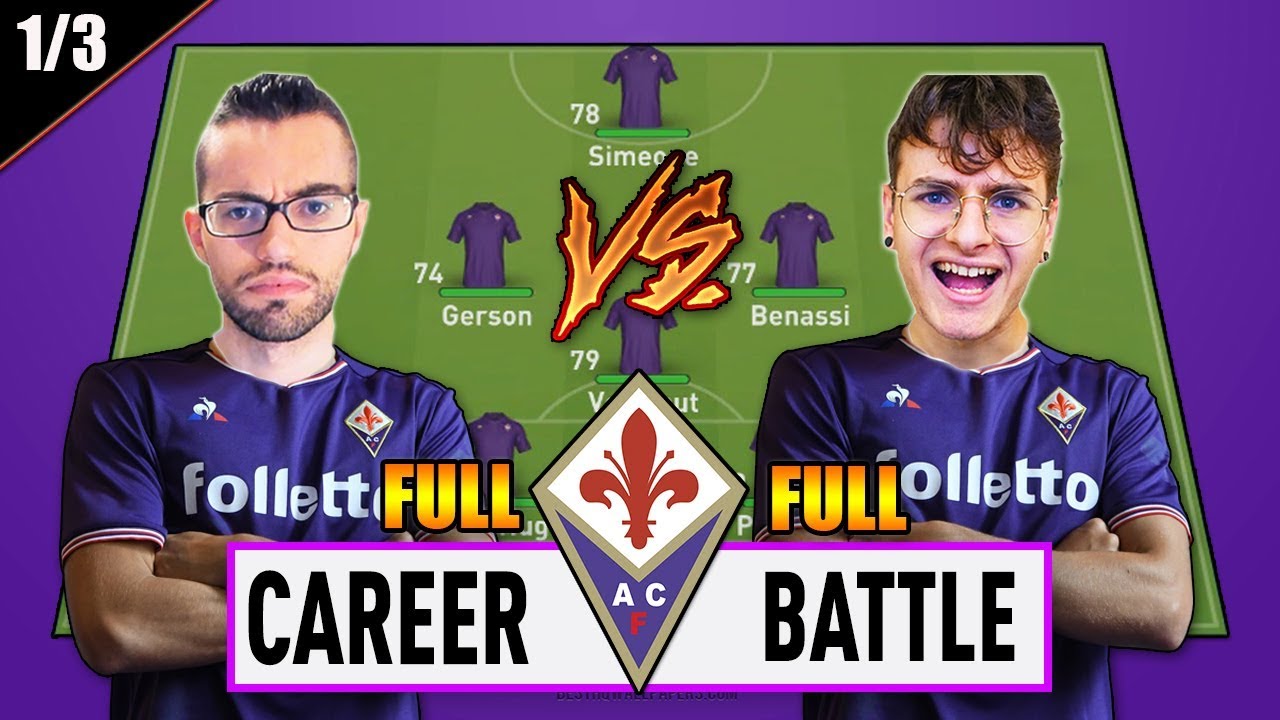 1 VS 1 - FULL CAREER BATTLE CHALLENGE con la FIORENTINA!! SFIDA PAZZESCA!! EPISODIO 1/3