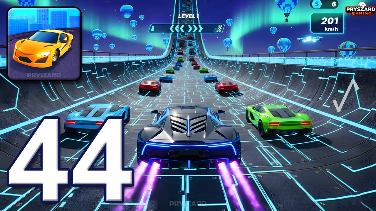 Race Master 3D Car Racing - Gameplay Walkthrough Part 44 - Level 1-12 New Update (iOS, Android)