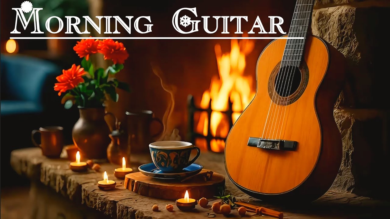 Morning Guitar | Warm Winter Guitar ☕ Relaxing Fingerstyle Acoustic Music 1 Hour 