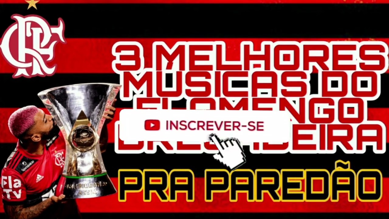 AS 3 MELHORES MÚSICAS DO FLAMENGO  - BREGADEIRA PRA TOCAR NO PAREDÃO