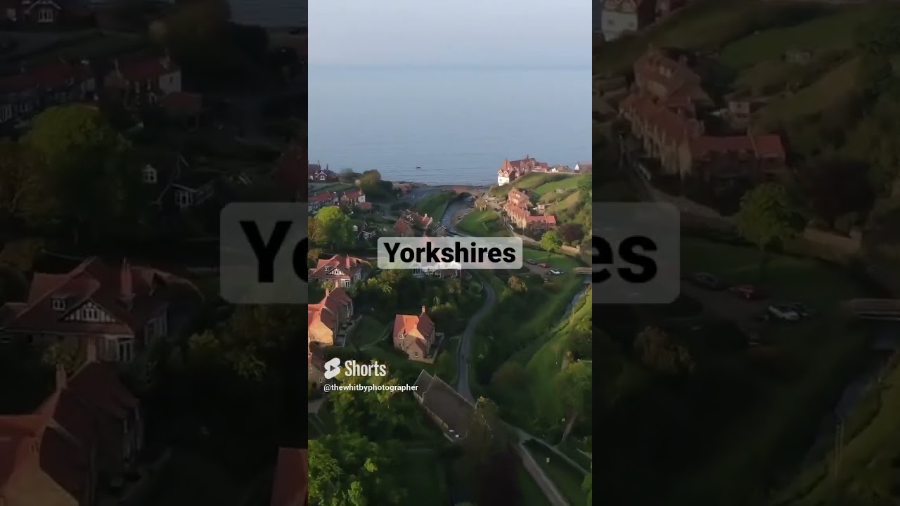Sandsend Village Drone Flyover #yorkshire #staycation #village #uk #whitby #seaside #drone #coast